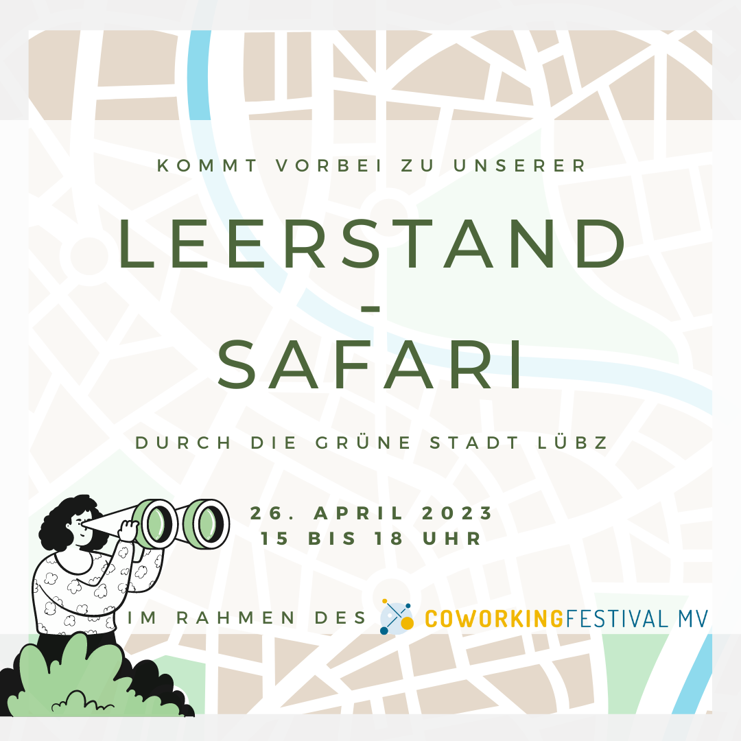 Read more about the article „Leerstand-Safari“ zum Coworking Festival